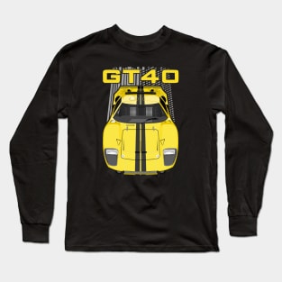 Ford GT40-yellow Long Sleeve T-Shirt